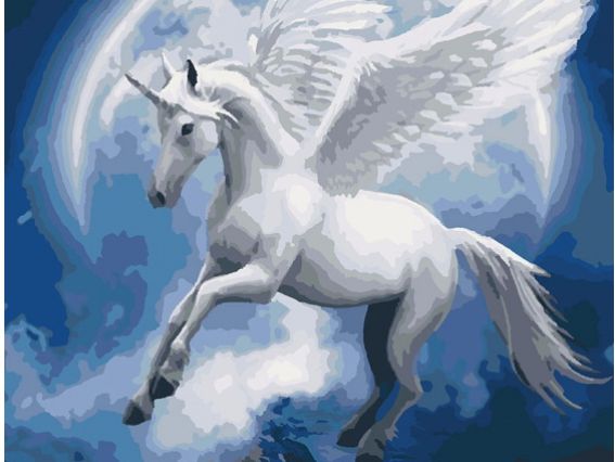 Созвездие единорога КНО4022 Идейка картина по номерам Созвездие единорога КНО4022 Идейка картина по номерам