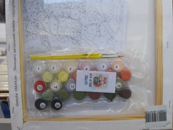 Ідейка Розпис за номерами КНО4196 Тварини. Лисичка