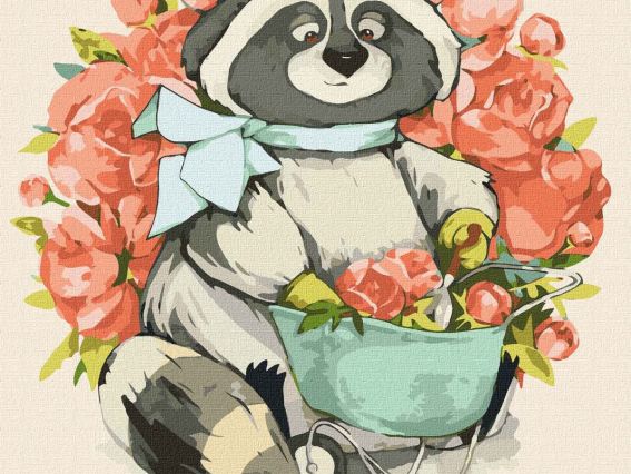 Маленький флорист КНО4224 Ідейка картини по номерах Маленький флорист КНО4224 Ідейка картини по номерах