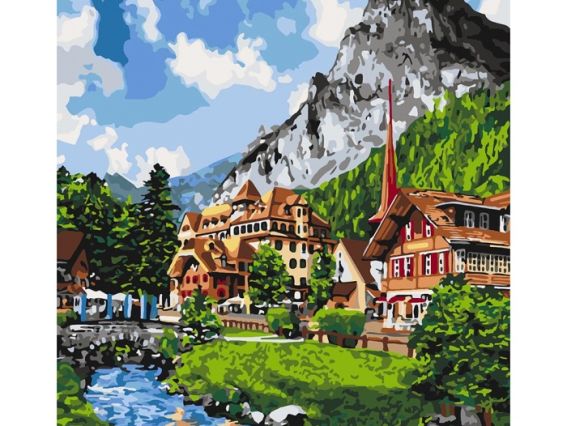 Ідейка Розпис за номерами КНО2272 Пейзаж Незабутній краєвид