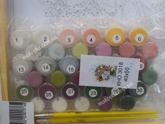 Ідейка Розпис за номерами КНО3018 Букети Аромат літа