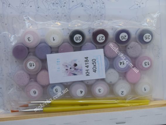 Ідейка Розпис за номерами КНО4184 Тварини. Загадай бажання