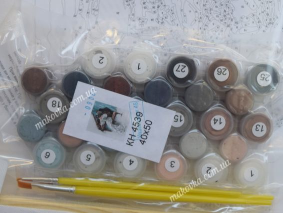 Ідейка Розпис за номерами КНО4539 Люди. Чарівна мелодія кохання