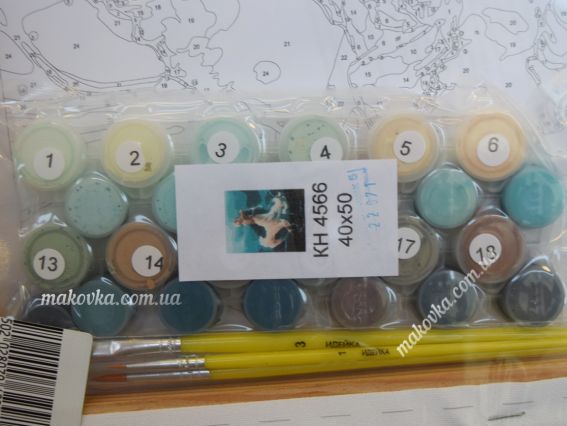 Ідейка Розпис за номерами КНО4566 Люди. На хвилі танцю 