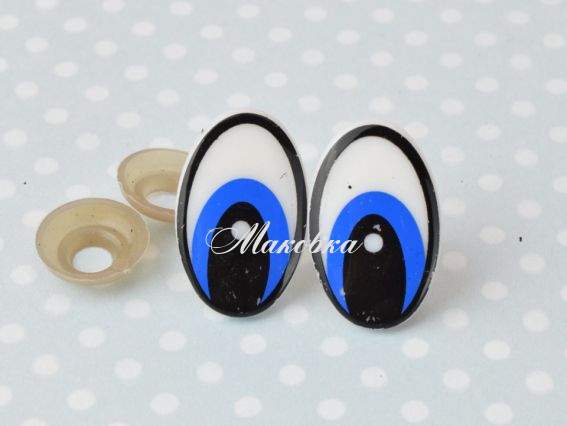 Очі овальні середні 16*25 мм , білі з сине-чорним, ніжка винт, 1 пара 11-018-16*25 Очі овальні середні 16*25 мм , білі з сине-чорним, ніжка винт, 1 пара 11-018-16*25