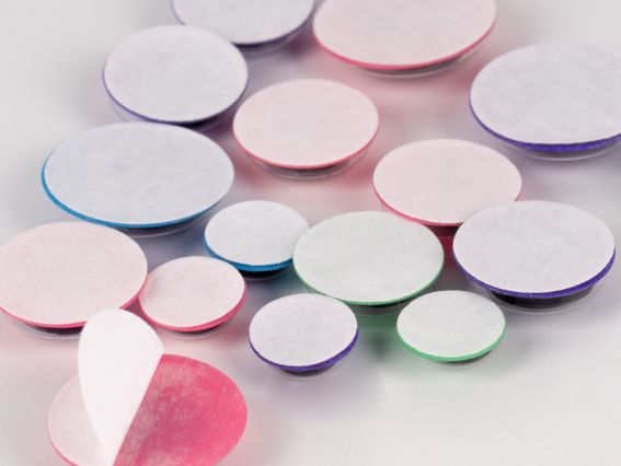 Глаза подвижные самоклеющиеся для игрушек, цветные с черным зрачком, микс цветов, 36 шт. 954652