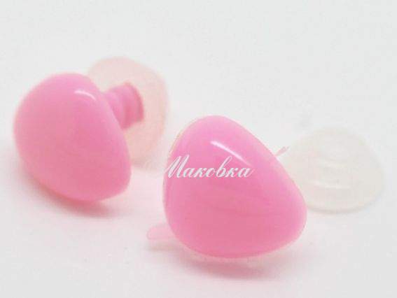 Носик для игрушек 14х11 мм треугольный 5 шт, розовый Носик для игрушек 14х11 мм треугольный 5 шт, розовый