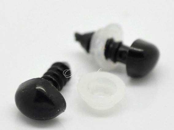 Носик трикутний 9*7 мм, 2 шт, чорний Носик трикутний 9*7 мм, 2 шт, чорний