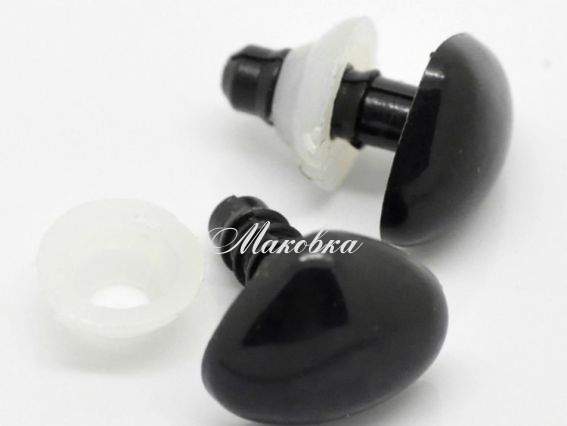 Носик для игрушек 17х15 мм, треугольный, 4 шт, черный Носик для игрушек 17х15 мм, треугольный, 4 шт, черный