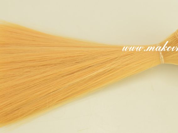 Волосы для куклы ПРЯМЫЕ пшеничный цвет, длина 15 см №10