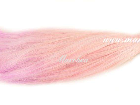 Волосы для куклы ОМБРЕ ПОЛУЗАКРУЧЕННЫЕ розово-сиреневые, длина 15 см №14 Волосы для куклы ОМБРЕ ПОЛУЗАКРУЧЕННЫЕ розово-сиреневые, длина 15 см №14