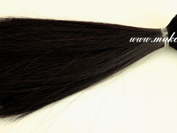 Волосся для ляльки ПРЯМЕ чорне, довжина 15 см №30 Волосся для ляльки ПРЯМЕ чорне, довжина 15 см №30