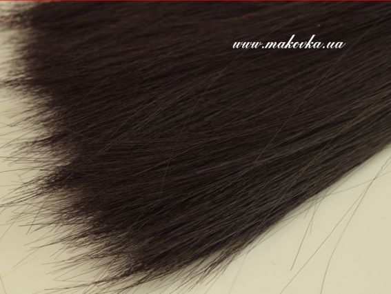 Лялькове волосся ПРЯМЕ чорне, довжина 15 см / близько 1 м, 570416, №30