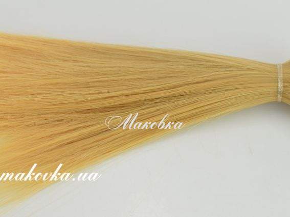 Волосы для куклы ОМБРЕ ПРЯМЫЕ соломенный светлый-темный, длина 15 см №43 Волосы для куклы ОМБРЕ ПРЯМЫЕ соломенный светлый-темный, длина 15 см №43