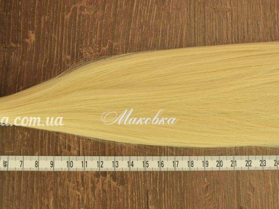 Волосы для куклы ПРЯМЫЕ длина 25 см Темно-КРЕМОВЫЙ №29