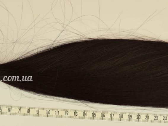 Волосы для куклы ПРЯМЫЕ длина 25 см Черно-Коричневый №30 Волосы для куклы ПРЯМЫЕ длина 25 см Черно-Коричневый №30