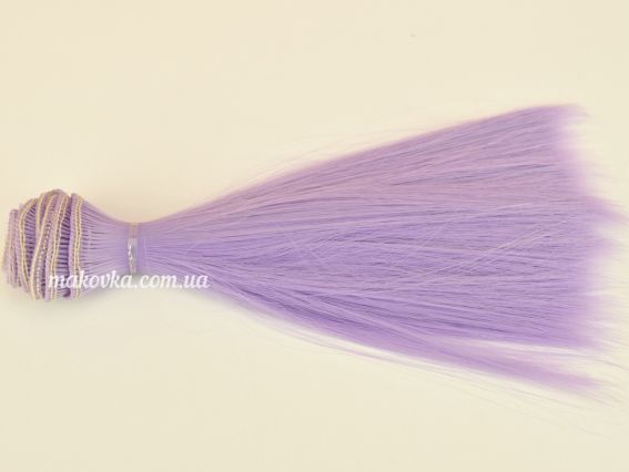 Волосы для куклы ПРЯМЫЕ Сиреневые, длина 15 см №04 Волосы для куклы ПРЯМЫЕ Сиреневые, длина 15 см №04