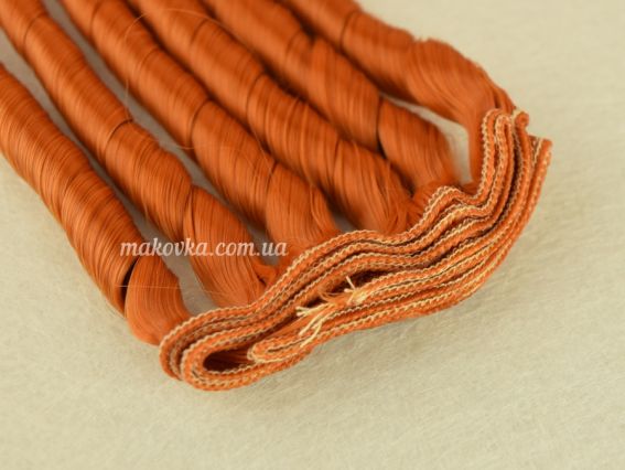 Лялькові волосся Виті Локони колір Мідно-рудий, 15см / ок.1м, 570868, №7