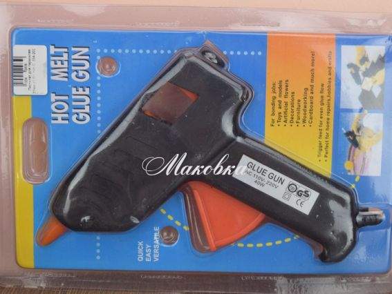 Пистолет клеевой для термоклея д=11мм, 40 Вт, тип С  334-2002 Пистолет клеевой для термоклея д=11мм, 40 Вт, тип С  334-2002