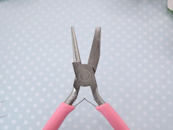 Круглогубцы с пазом ювелирные 12см с цветными ручками