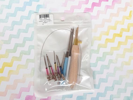 Набір для килимової техніки , ручка та 9 насадок