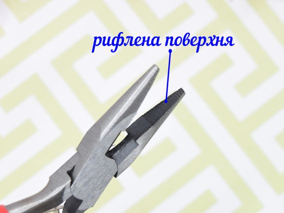 Ювелірні плоскогубці і кусачки 2в1 комбіновані , рефлены, з чорною ручкою