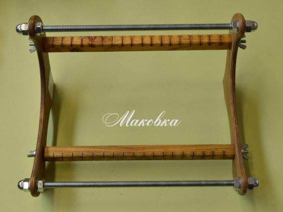 Станок для бісера Маковка, средний, 270х210 мм, светлый коричневый, В21/27 Станок для бісера Маковка, средний, 270х210 мм, светлый коричневый, В21/27