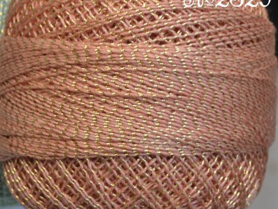 Ирис Altin Basak Люрекс 2329 персик с золотом