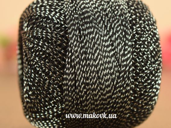 Ирис Altin Basak Люрекс черный с серебром