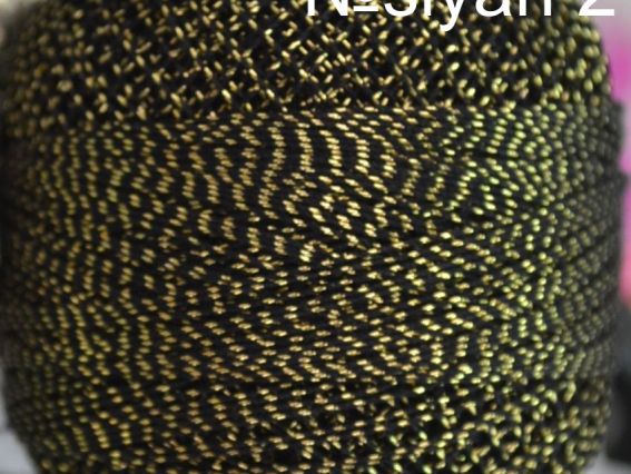 Ирис Altin Basak Люрекс черный с золотом