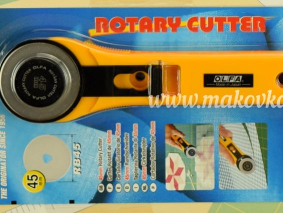 RTY-ST / QR Набір для петчворк ніж 45мм, мат лінійка см, OLFA