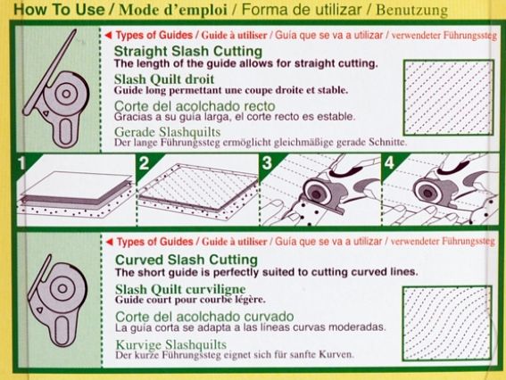 Clover №28 Розкрійний ніж з насадками для синелі