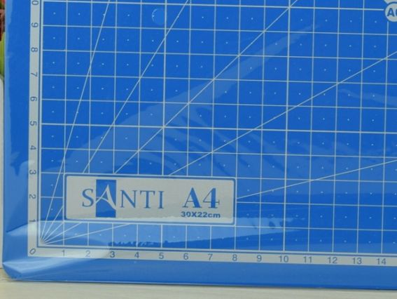 Мат (коврик) самовосстанавливающийся для резки, размер А-4 (30х22 см), Santi  952425