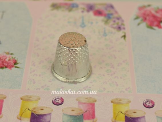 Наперсток металлический закрытый, 1 шт