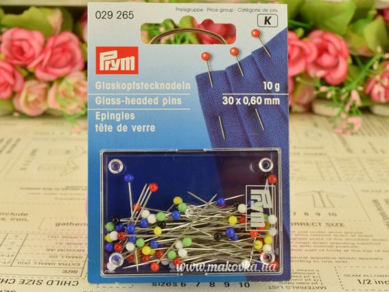  Prym 029265 Шпильки кравецькі зі скляними головками 