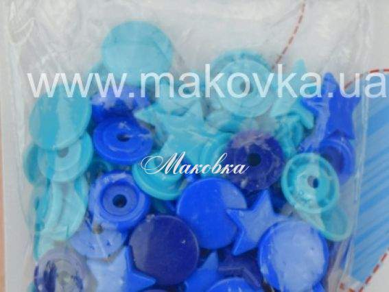 Набор кнопок Color Snaps Prym 393 060 серия LOVE звезда синие, бирюзовые, чернильные Набор кнопок Color Snaps Prym 393 060 серия LOVE звезда синие, бирюзовые, чернильные