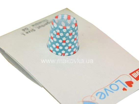 Наперсток металлический с рисунком PL Prym 431 152 серия LOVE  размер L Наперсток металлический с рисунком PL Prym 431 152 серия LOVE  размер L