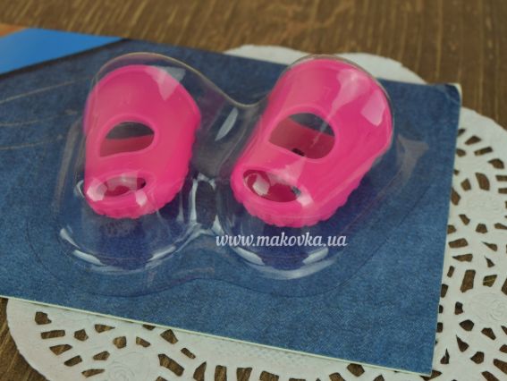 Грейфер для голок, із силікону, рожевого кольору, розмір M та L, 2шт, Prym 611 103