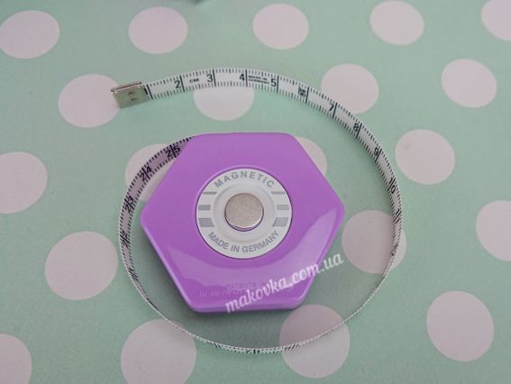 86103MAG-1 Сантиметрова стрічка в рулетці у вигляді шестикутника Моє хобі, 10мм, 150 см, 1 шт