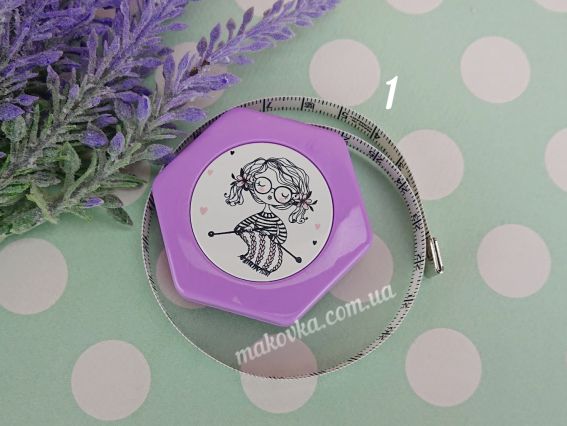 Сантиметр рулетка Моє хобі, багатокутна з магнітом, 86103MAG-1, 10мм, 150 см, 1 шт 1 дівчинка що в-яже