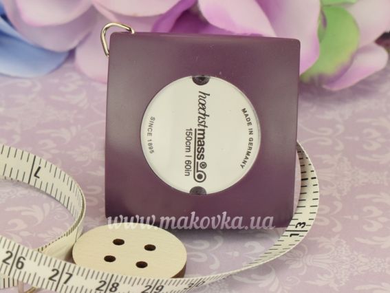 Сантиметр рулетка Pillow Hoechstmass, 8мм, 150 см, 1 шт Фиолетовый