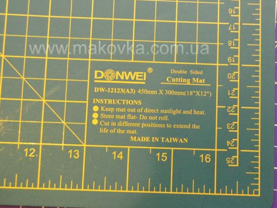 Мат для резки /пэчворка двухсторонний DW-12123 Donwei Мат для резки /пэчворка двухсторонний DW-12123 Donwei