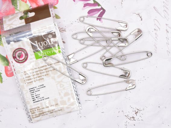 Булавки английские 4 см, 10 шт, 33127JYOTI