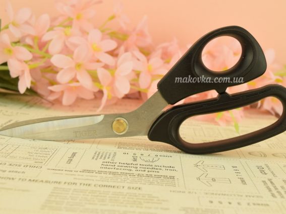 Ножницы закройщика длина 20 см, НС TIGER, GL118 с мелко-зубчатым лезвием