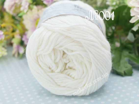 Angora la mia пряжа 001 білий