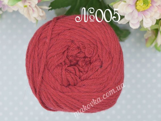 Angora la mia пряжа 005 бордовий