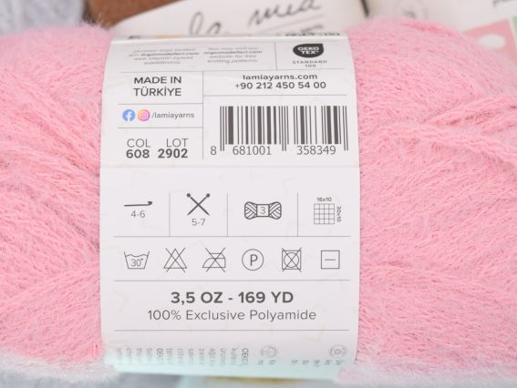 Фактура пряжи Nako Paris