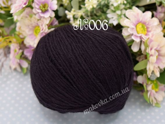 Merino la mia пряжа 006 чорний