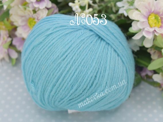 Merino la mia пряжа 053 бірюзовий