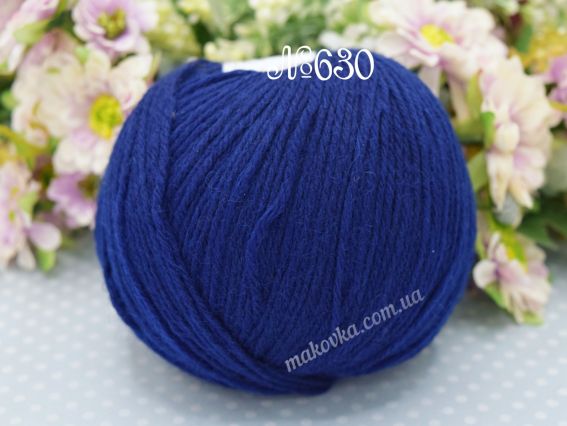 Merino la mia пряжа 630 темний синій